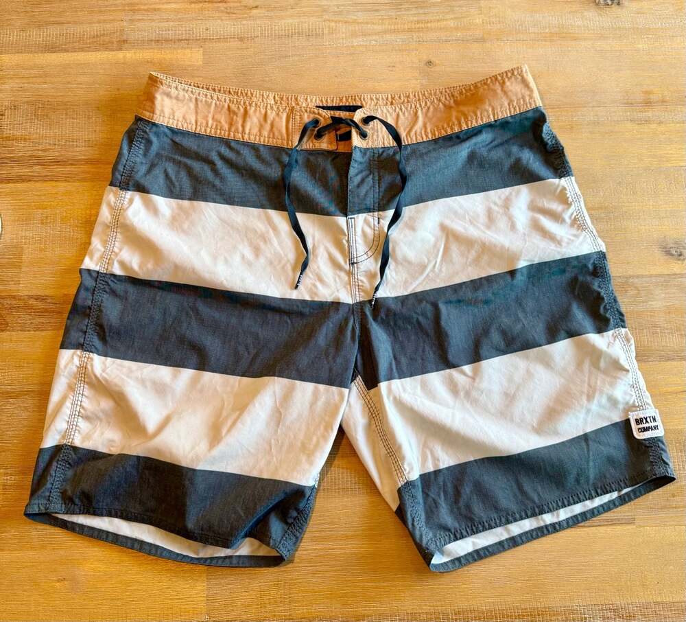 Brixton Striped Board Shorts Size 34